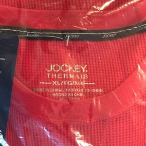 Jockey Brushed WaffleLongSleeve Thermal Crew Neck1